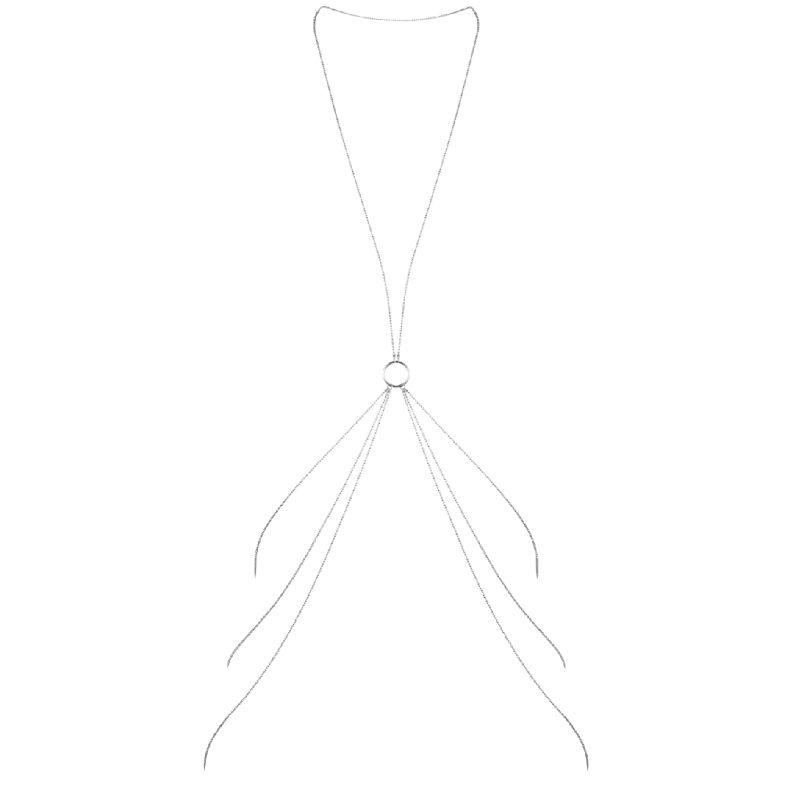 BIJOUX INDISCRETS - MAGNIFIQUE CADENAS METÁLICAS PARA EL CUERPO 8 SILVER - Imagen 2