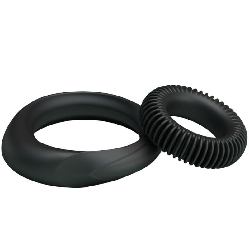 BAILE - KIT 2 ANILLOS SILICONA RING MANHOOD - Imagen 3