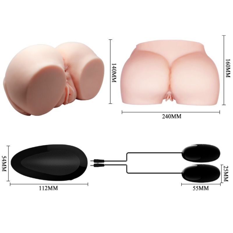 CRAZY BULL - VAGINA E ANO REALISTICI CON VIBRAZIONI - immagine 6