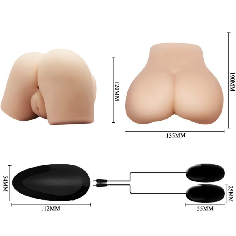 CRAZY BULL - VAGINA E ANO REALISTICI CON VIBRAZIONE POSIZIONE 4 - immagine 7