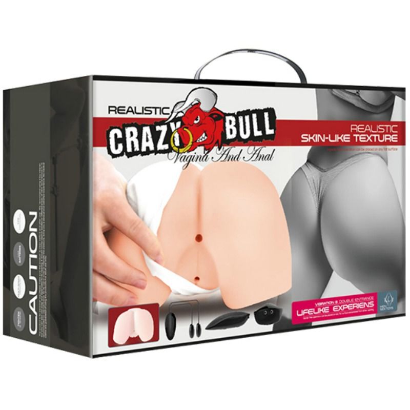 CRAZY BULL - VAGINA E ANO REALISTICI CON VIBRAZIONE POSIZIONE 4 - immagine 10