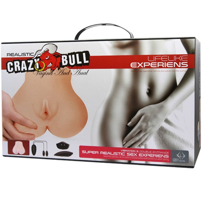 CRAZY BULL - VAGINA E ANO REALISTICI CON VIBRAZIONE POSIZIONE 7 - immagine 7