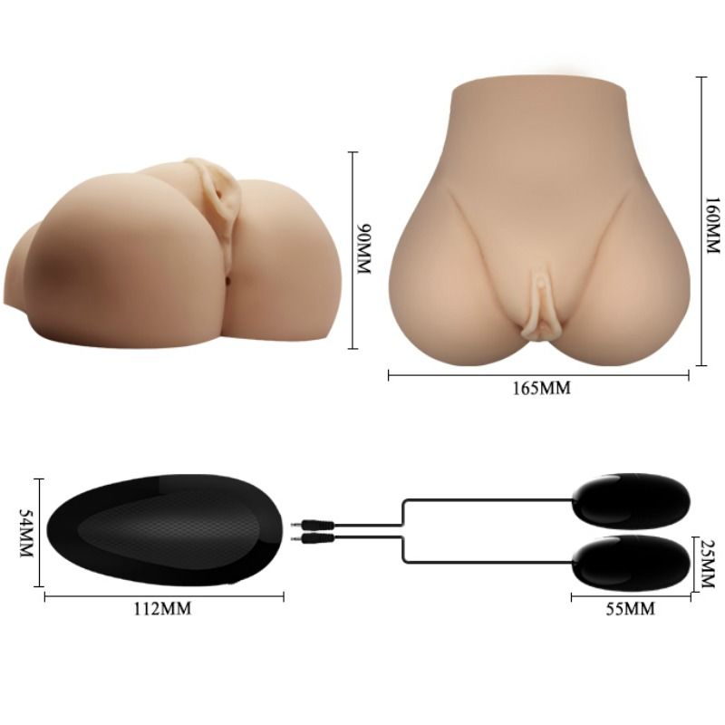 CRAZY BULL - VAGINA E ANO REALISTICI CON VIBRAZIONE POSIZIONE 7 - immagine 8