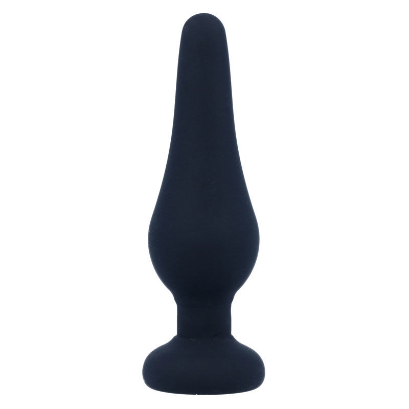INTENSE - ANALPLUG PIPO S SCHWARZES SILIKON 9,8 CM – Bild 2