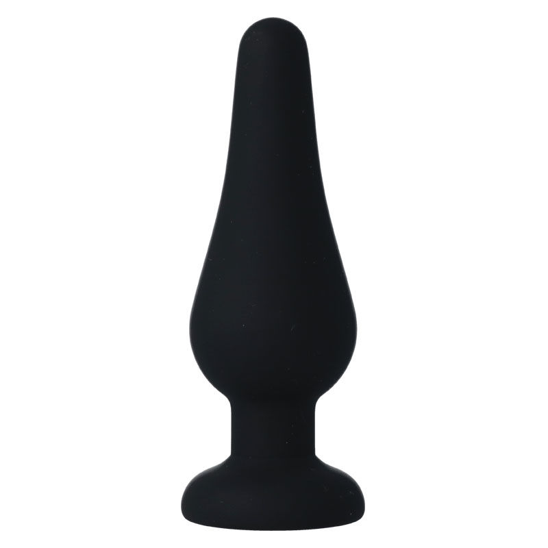 INTENSE - ANAL PLUG PIPO M SILICONE NEGRO 11 CM - Imagen 3