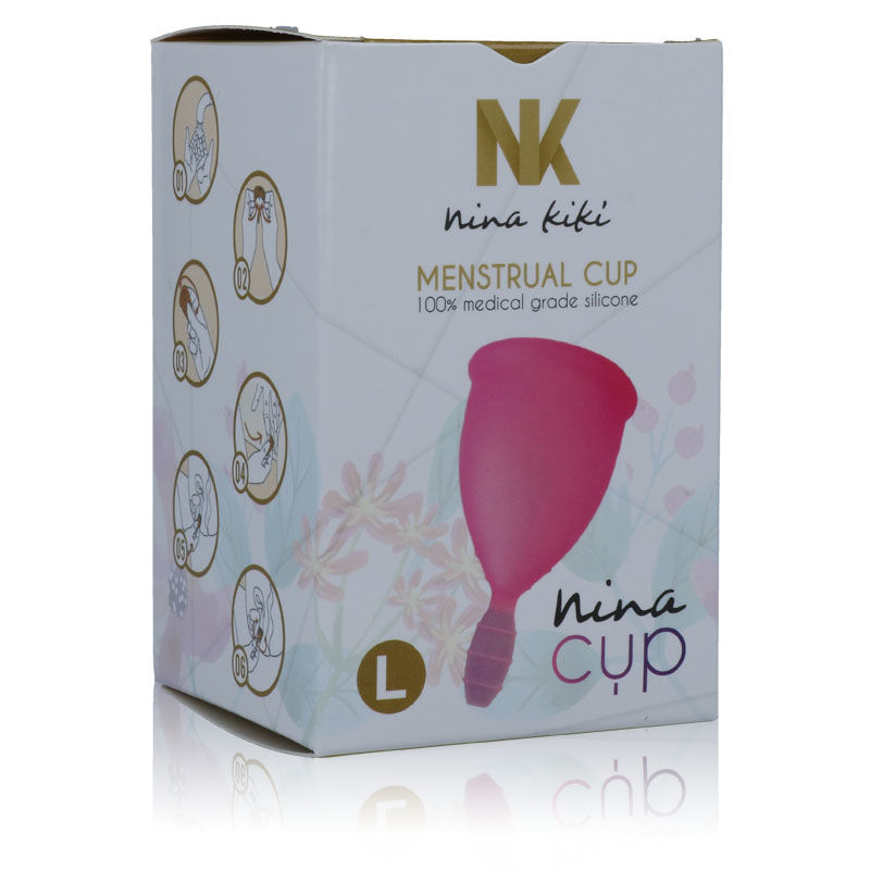 NINA KIKÍ - MENSTRUAL CUP PINK - SIZE L - Image 7