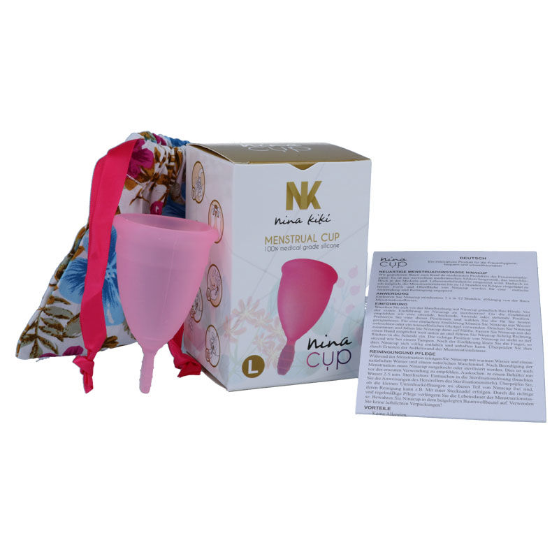 NINA KIKÍ - MENSTRUAL CUP PINK - SIZE L - Image 6