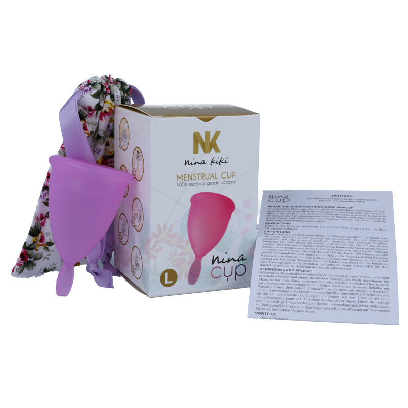 NINA KIKÍ - MENSTRUAL CUP LILA - GRÖSSE L – Bild 3