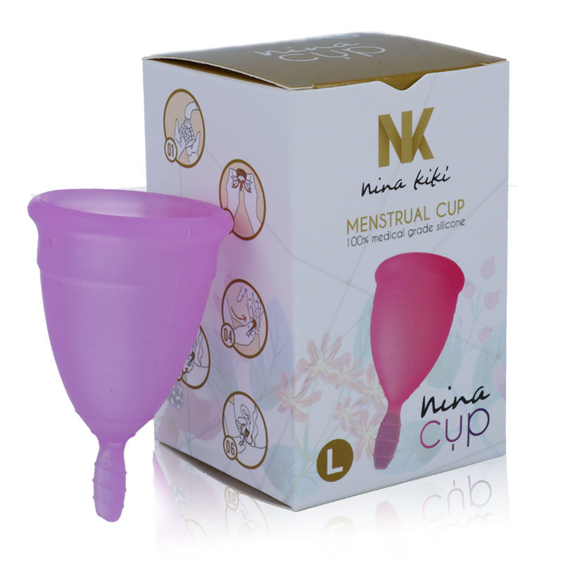 NINA KIKÍ - MENSTRUAL CUP LILA - GRÖSSE L – Bild 4
