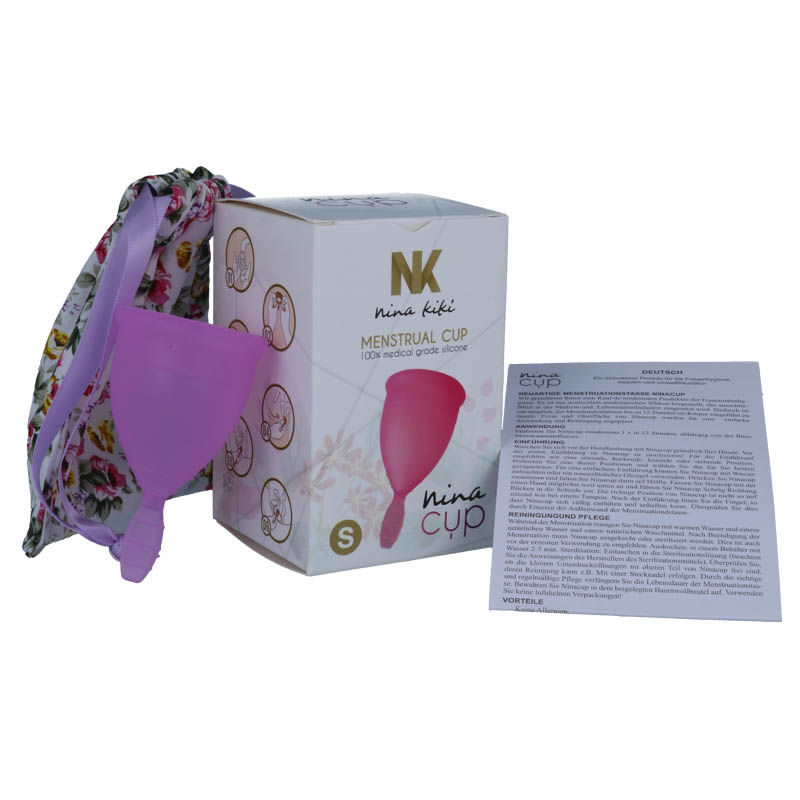 NINA KIKÍ - MENSTRUAL CUP LILA - GRÖSSE S – Bild 3