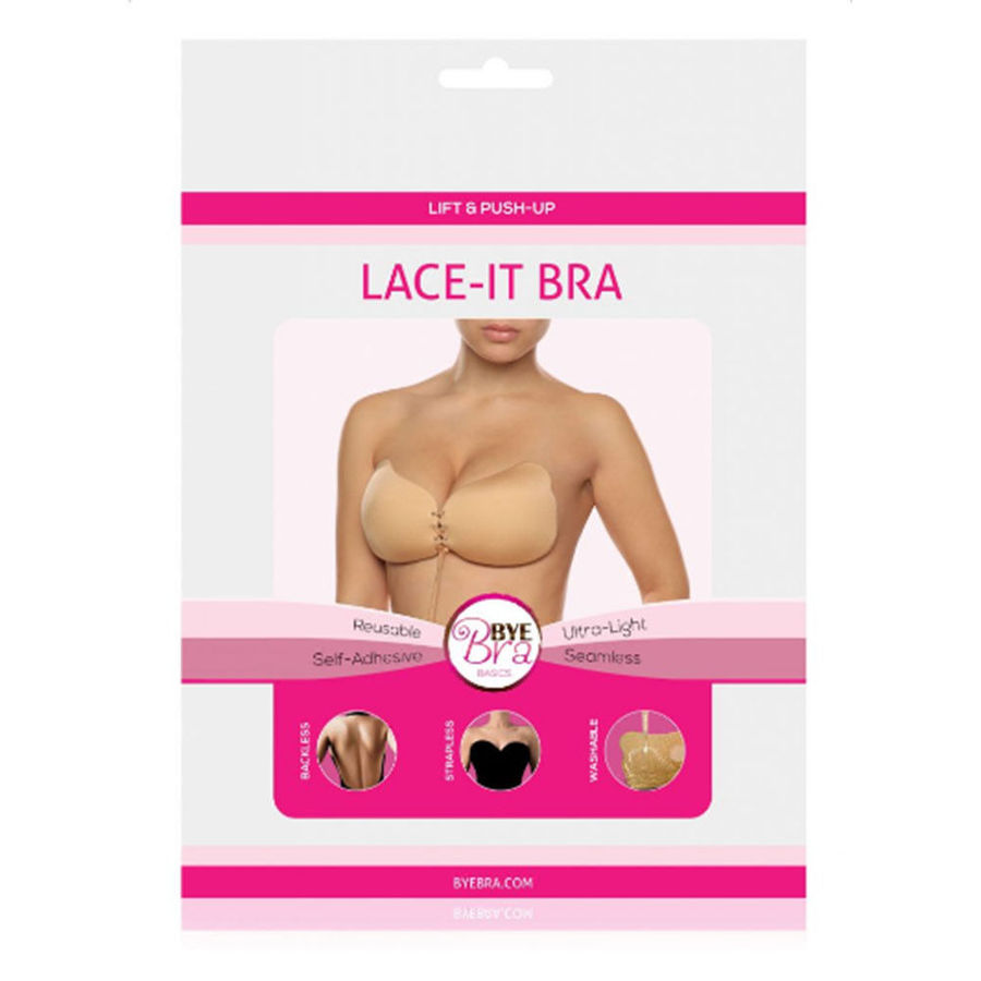 BYE-BRA - LACE-IT ENHANCEMENT PUSH-UP BEIGE CUP B – Bild 4