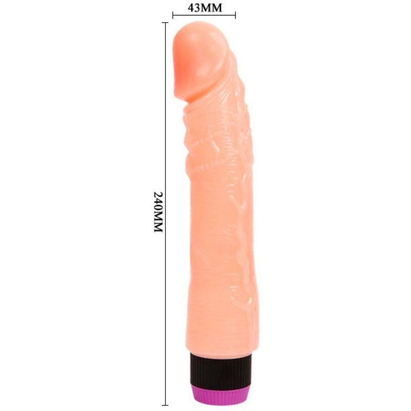 BAILE - VIBRATEUR NATUREL FLEXIBLE RÉALISTE 24 CM – Image 5
