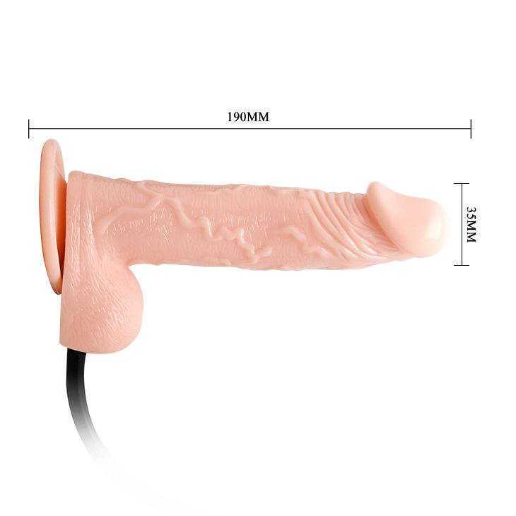BAILE - DILDO REALÍSTICO VIBRADOR E INFLABLE - Imagen 3