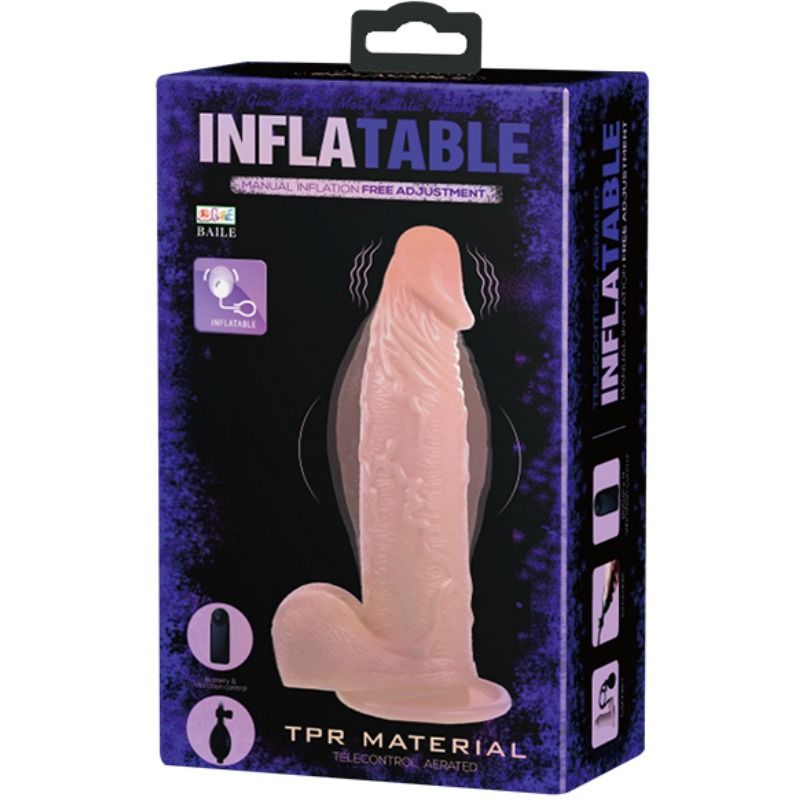 BAILE - DILDO REALÍSTICO VIBRADOR E INFLABLE - Imagen 4