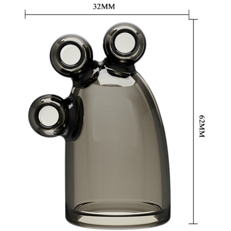BAILE - FUNDA VIBRADORA VIBRATING CRYSTAL CAP II - Imagen 4