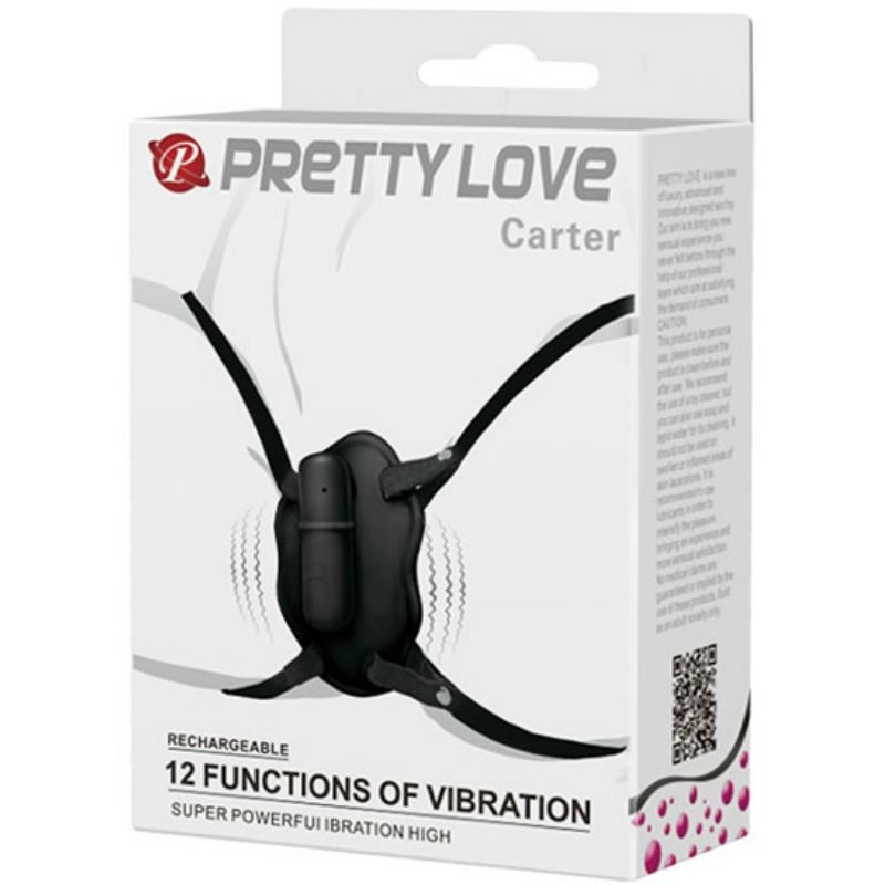 PRETTY LOVE - STRAP ON AVEC BALLE VIBRANTE CARTER – Image 4