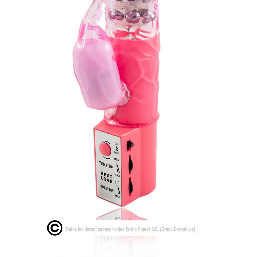 BAILE - ROTATEUR DE LAPIN ROSE AVEC SUPERSTIMULATEUR – Image 3