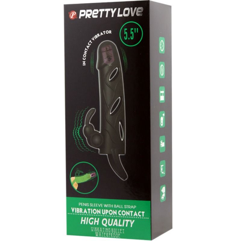 PRETTY LOVE - HOUSSE EN SILICONE AVEC VIBRATION 14 CM 2.0 – Image 8