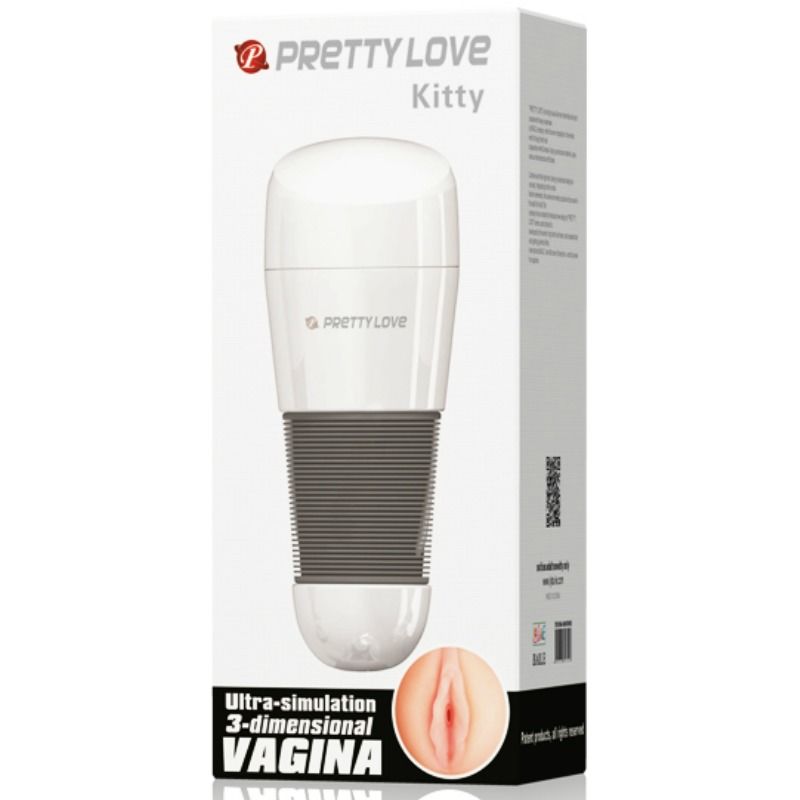PRETTY LOVE - MASTURBATORE VAGINA BIANCO KITTY 2 - immagine 3