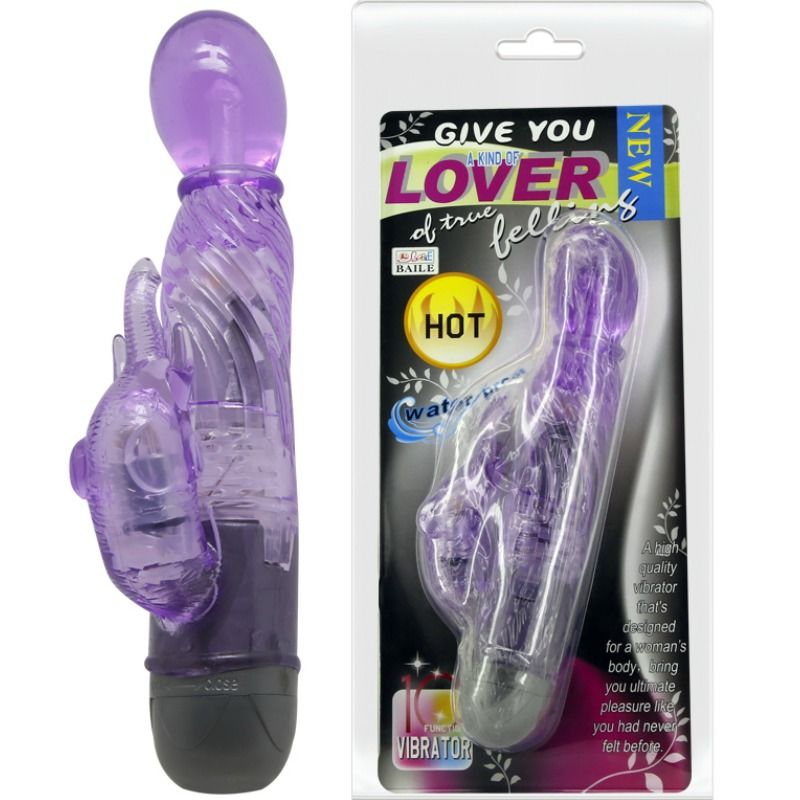 BAILE - VOUS OFFRIR UNE SORTE DE VIBRATEUR AMANT AVEC LAPIN LILAC 10 MODES – Image 2