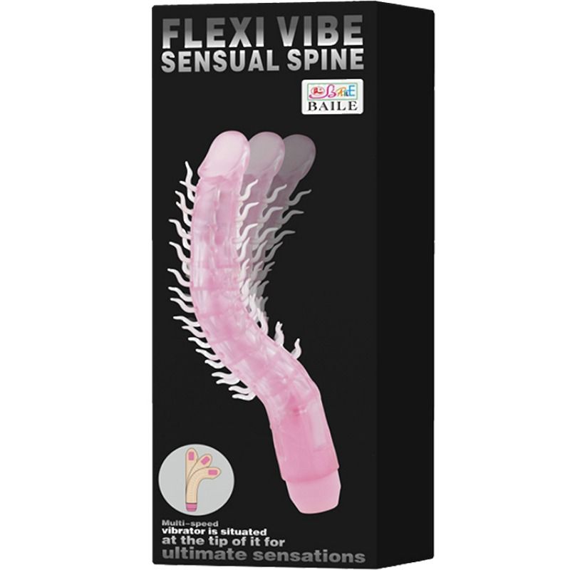 BAILE - FLEXI VIBE SENSUAL SPINE GODE VIBRANT PLIABLE LILAS 23.5 CM – Image 2