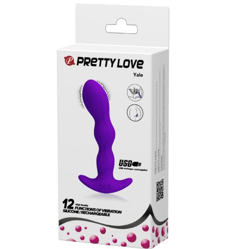 PRETTY LOVE - MASAJEADOR ANAL 12 MODOS VIBRACIÓN LILA - Imagen 8