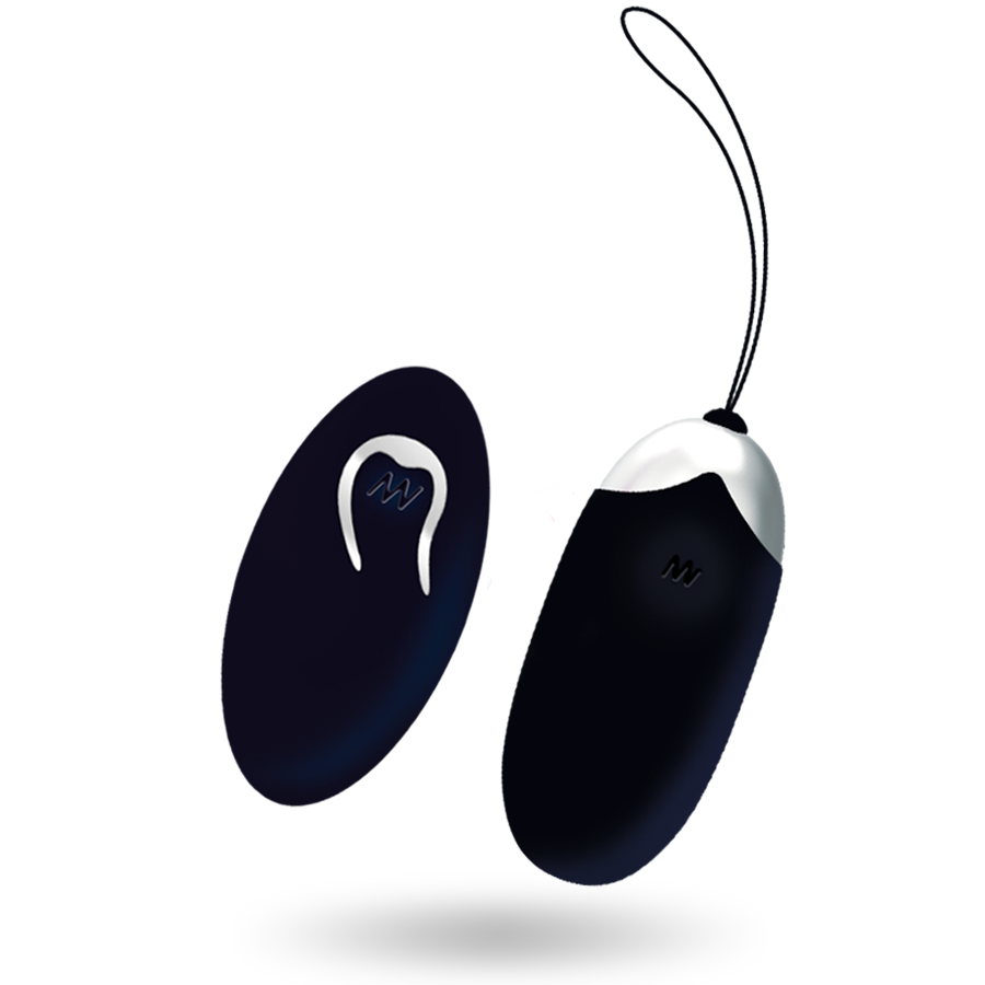INTENSE - OEUF VIBRANT FLIPPY II AVEC TÉLÉCOMMANDE NOIR – Image 3