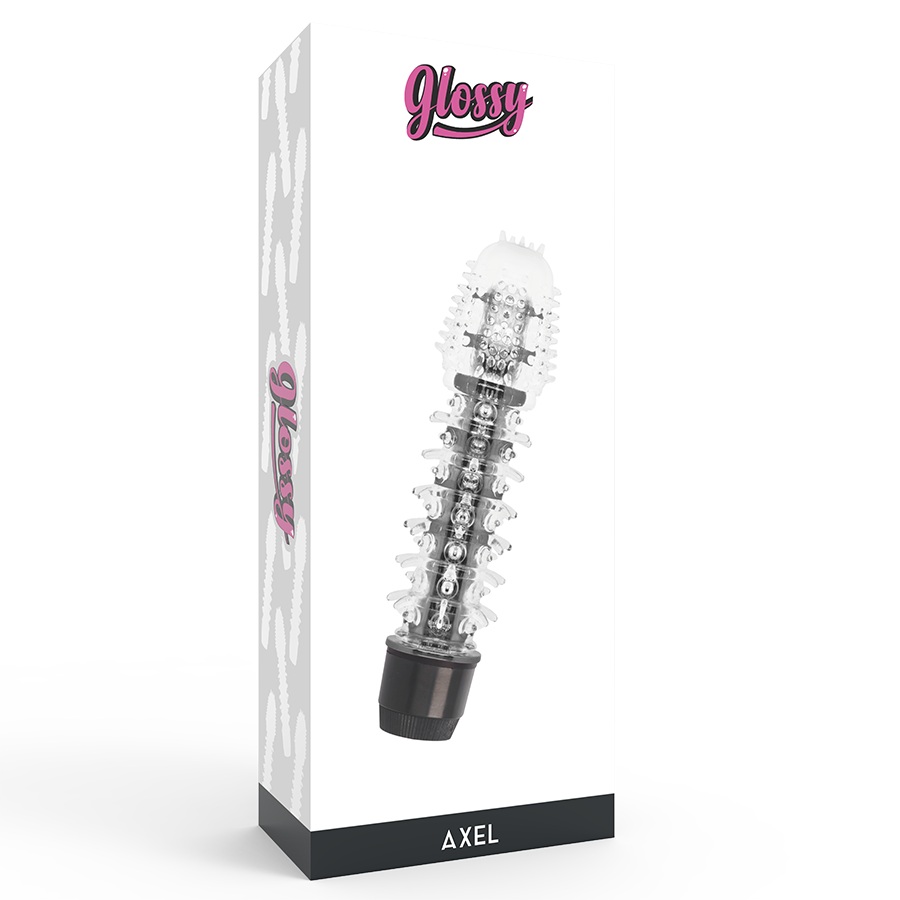 GLOSSY - VIBRATORE AXEL NERO - immagine 4