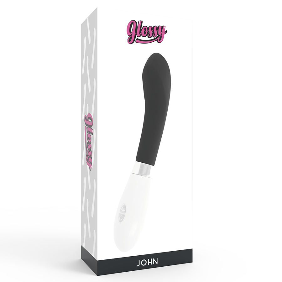 GLOSSY - JOHN VIBRATORE NERO - immagine 4