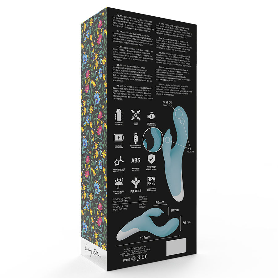 MIA - DRESDE VIBRATOR BLEU TURQUOISE – Image 6