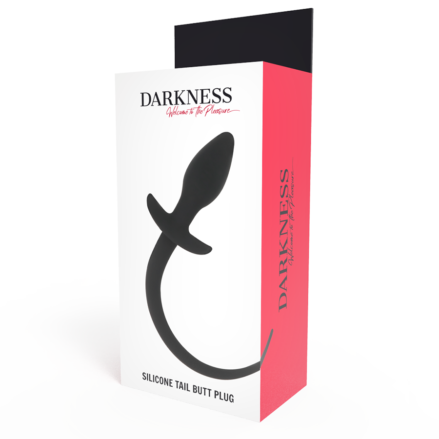 DARKNESS - PLUG ANALE 28 CM IN SILICONE NERO - immagine 2