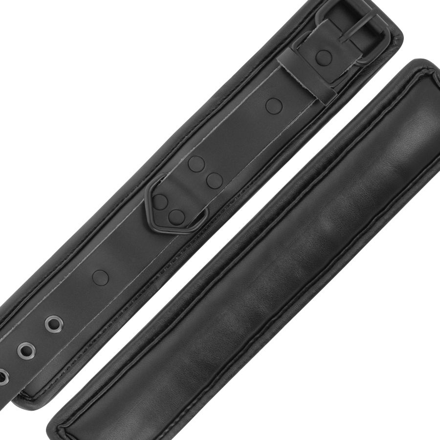 DARKNESS - ESPOSAS AJUSTABLES MANOS LEATHER NEGRO - Imagen 3