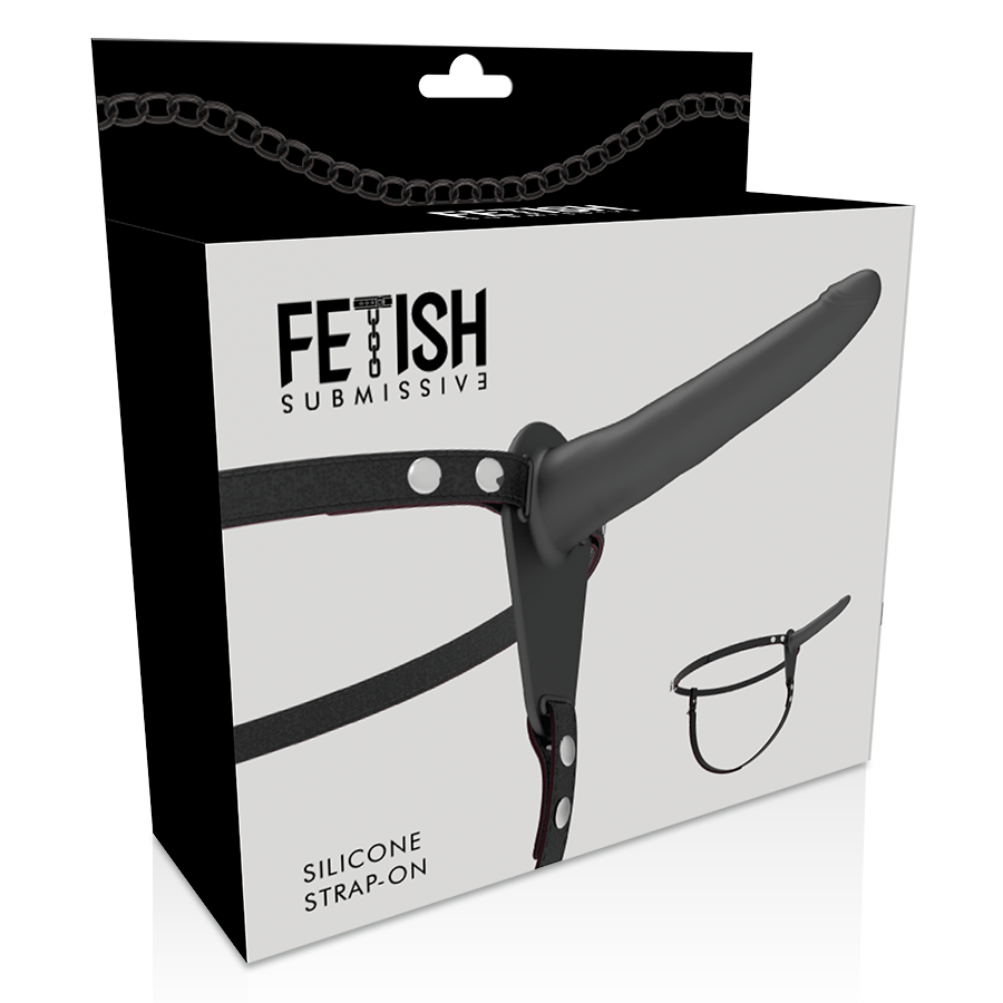 FETISH SUBMISSIVE HARNESS - SILICONE NOIR 15 CM – Image 3