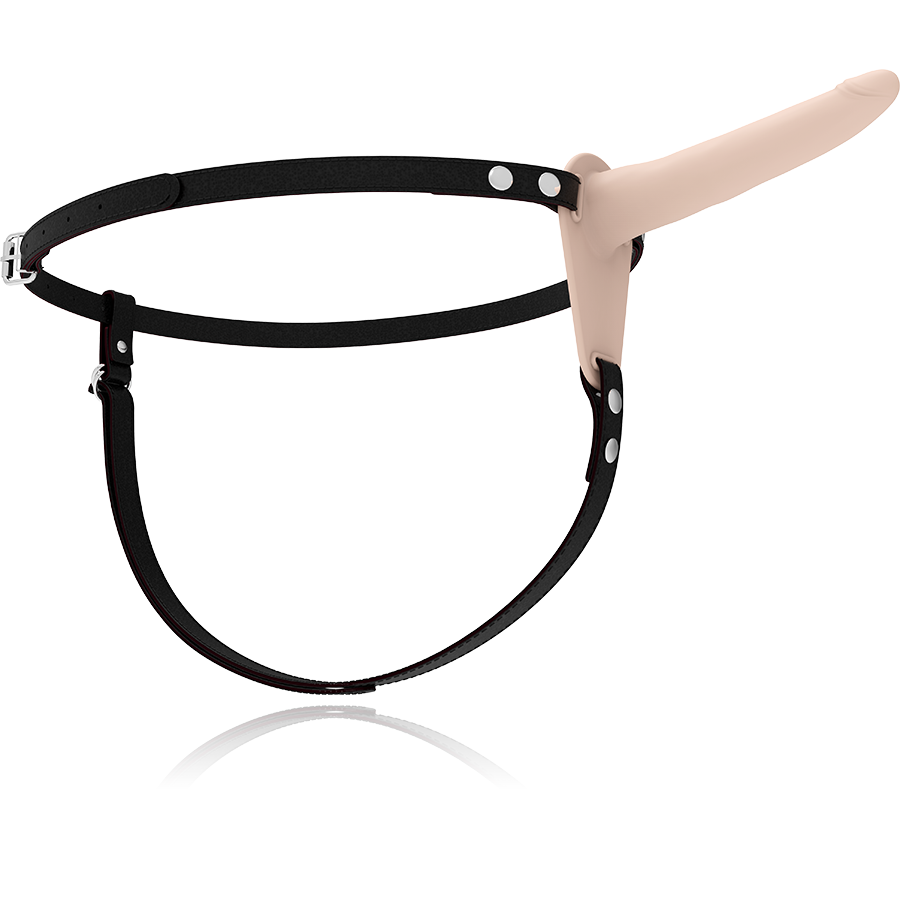 FETISH SUBMISSIVE HARNESS - VIBRADOR SILICONA FLESH 15 CM - Imagen 5