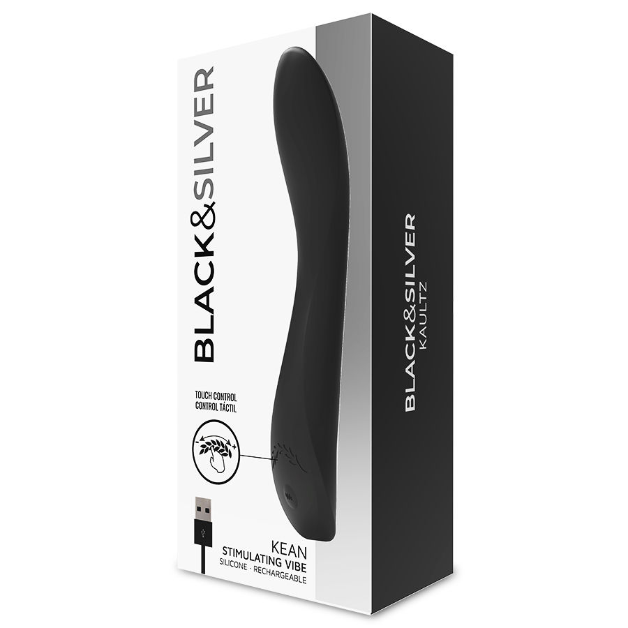 BLACK&SILVER - KEAN VIBRATOR TOUCH-STEUERUNG – Bild 8