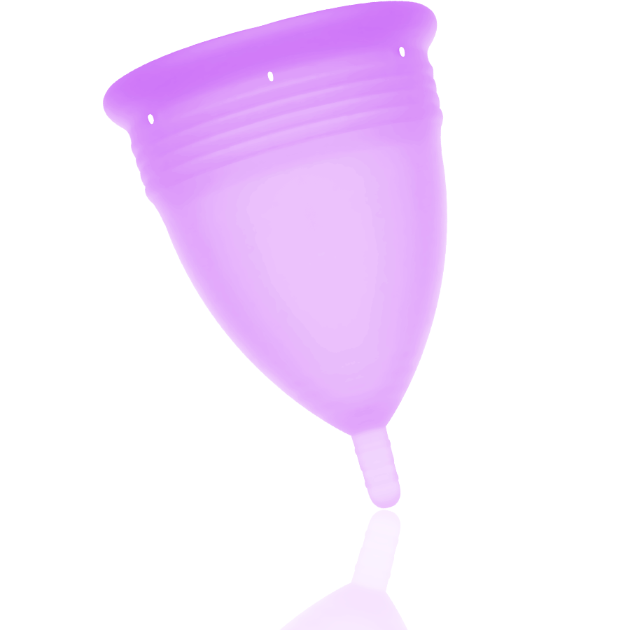 STERCUP - COPA MENSTRUAL FDA SILICONA LILA - TALLA S - Imagen 2