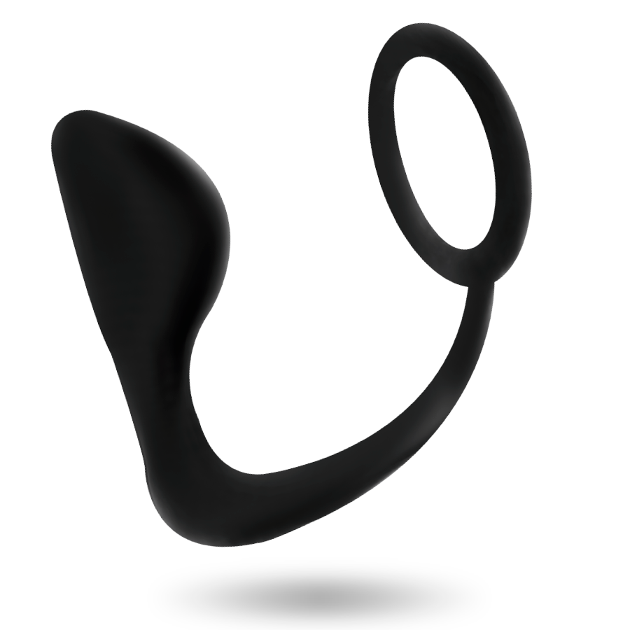 ADDICTED TOYS - PLUG ANAL AVEC ANNEAU PÉNIS NOIR – Image 2