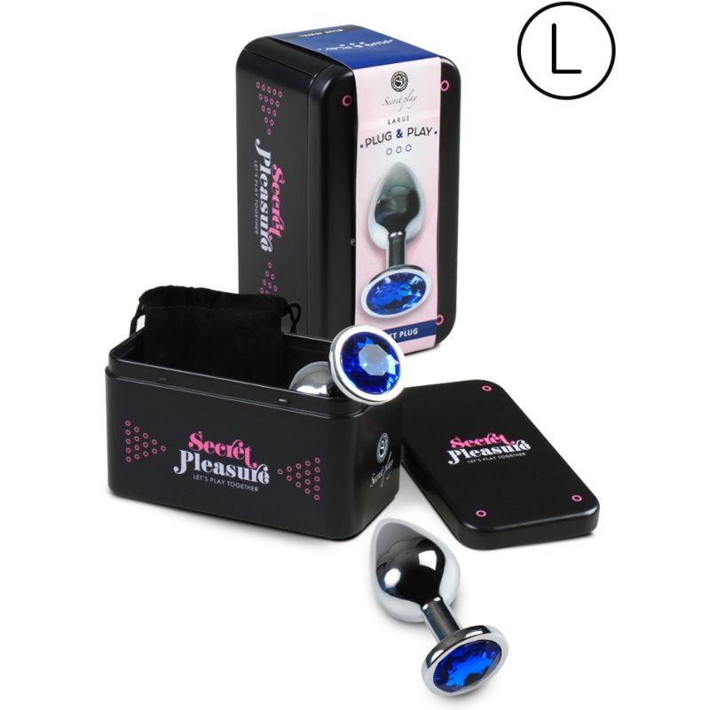 SECRETPLAY - PLUG ANALE TAGLIA L BLU - immagine 2