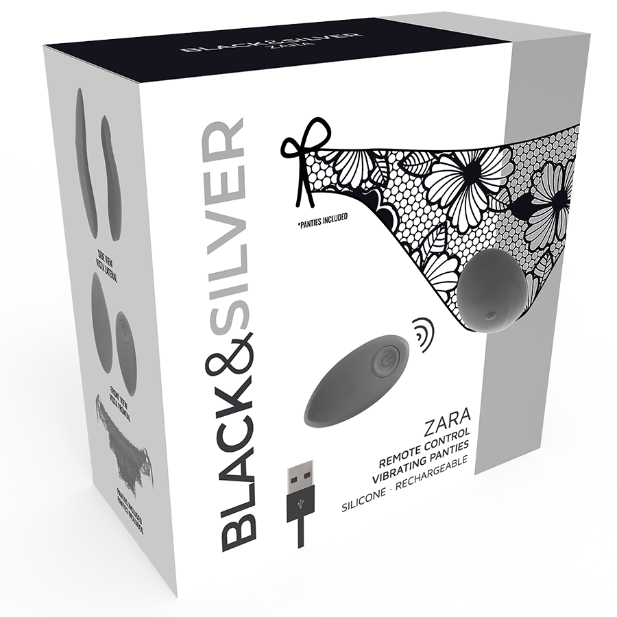 BLACK&SILVER - ESTIMULADOR DE CONTROLE REMOTO ZARA COM CALA GRTIS - Image 2