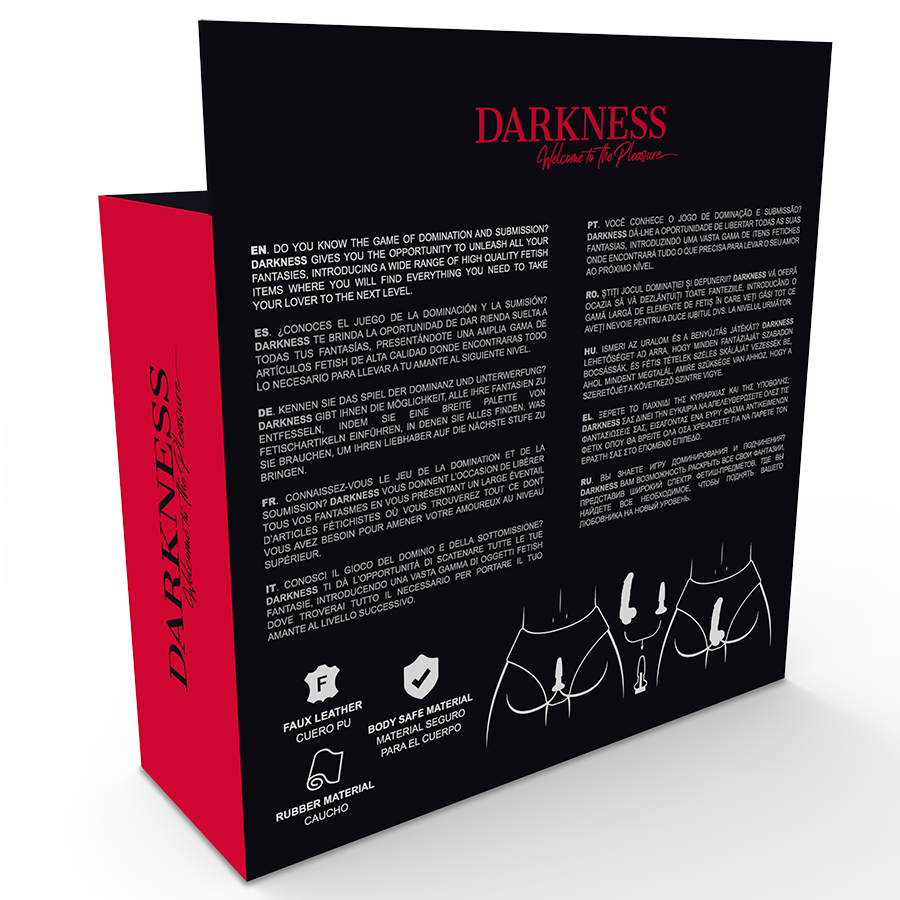 DARKNESS - SLIP CON TAPPO E DILDO INTERCAMBIABILE - immagine 2