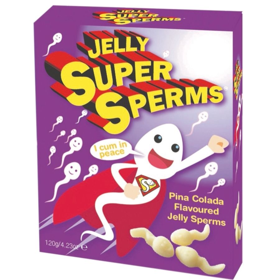 SPENCER & FLEETWOOD - JELLY SUPER SPERM GOMINOLAS FORMA ESPERMA 120 GR - Imagen 2