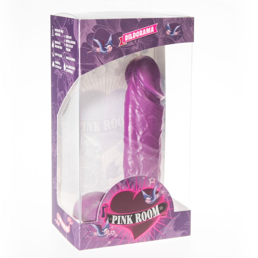 PINK ROOM - AMADEO REALISTISCHER DILDO LILA 15,5 CM – Bild 2