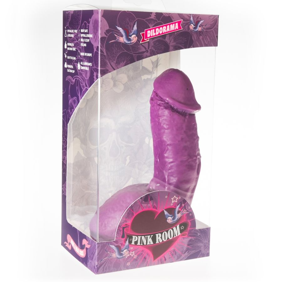 PINK ROOM - ELIAN REALISTIC DILDO PURPLE 17.5 CM - Image 2