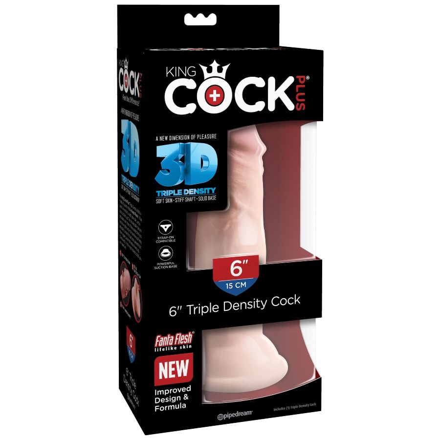 KING COCK - DREIFACHER DICHTEHAHN 15 CM – Bild 5