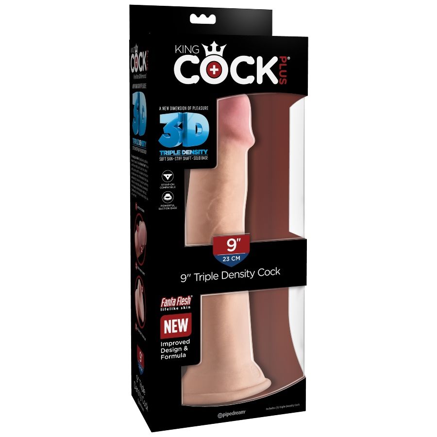 KING COCK - DREIFACHER DICHTEHAHN 23 CM – Bild 5