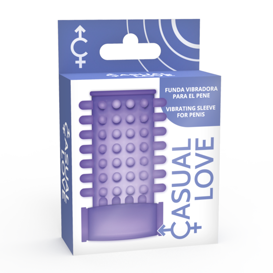 CASUAL LOVE - COUVERCLE DE PÉNIS DE VIBRATEUR LILAS – Image 2