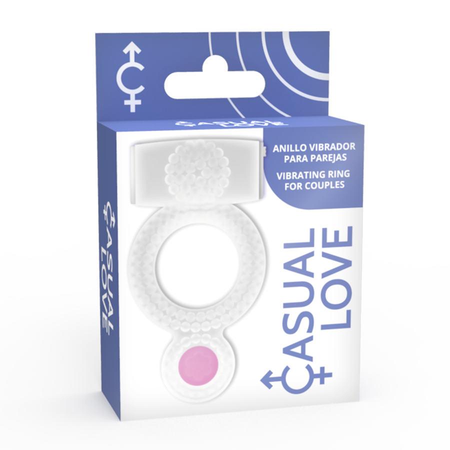 CASUAL LOVE - RING DOUBLE PLEASURE ANILLO TRANSPARENTE - Imagen 3