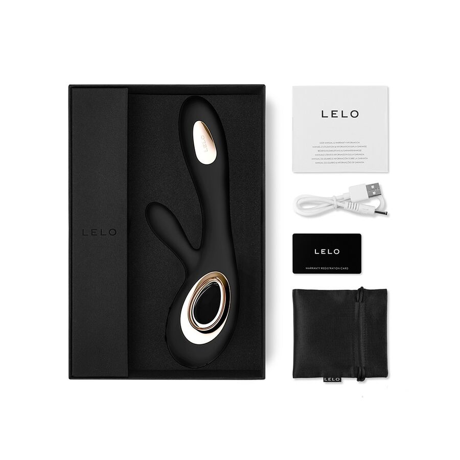 LELO - SORAYA WAVE VIBRATEUR LAPIN NOIR – Image 3