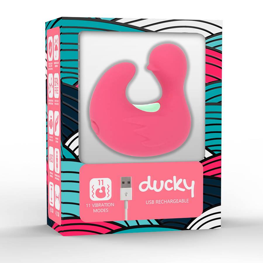 HAPPY LOKY - DEDAL PATO ESTIMULADOR DE SILICONA RECARGABLE DUCKYMANIA - Imagen 6