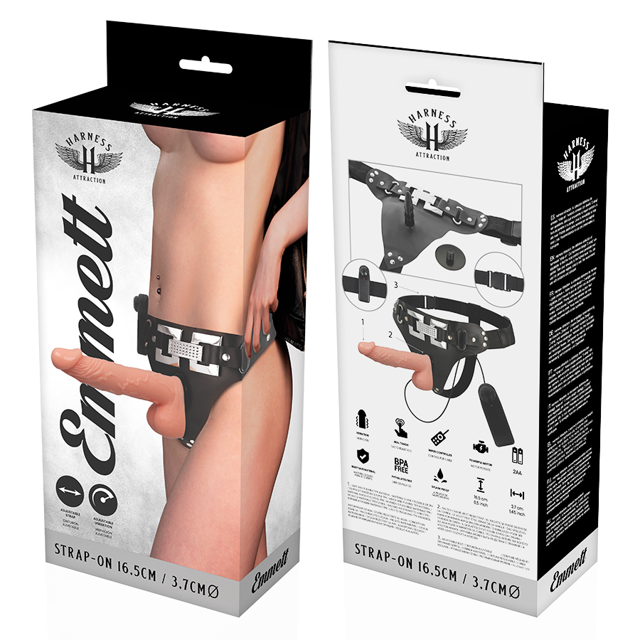 HARNESS ATTRACTION - RNES EMMETT VIBRATEUR RÉALISTE 16.5 CM -O- 3.7 CM – Image 5